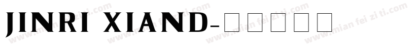 JINRI XIAND字体转换